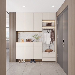 ✅ Entrance Cabinet Customized Living Room Entrance Partition Cabinet Integrated Entrance Hall Storage Cabinet Shoe Cabinet Whole House