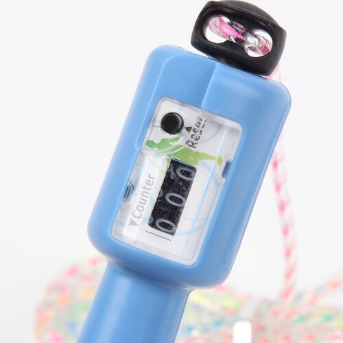 Children's cartoon counting skipping rope, adult weight loss fitness skipping rope, primary school student training special adjustable skipping rope wholesale