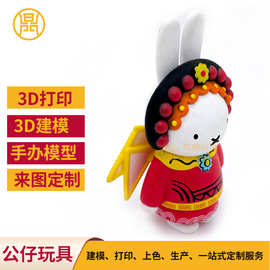 立体3D仿真搪胶玩偶手办和玩具 pvc工艺品 搪胶硅胶玩具公仔现模