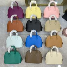 外贸H新款保龄球迷你evercolor皮进口牛皮手提斜挎贝壳包