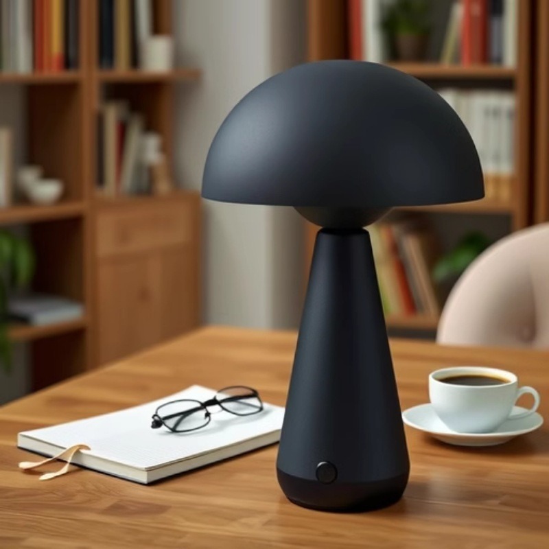 Nuevo hogar bar oficina dormitorio hongo carga USB ambiente inalámbrico luz de noche cama de dormitorio lámpara de mesa