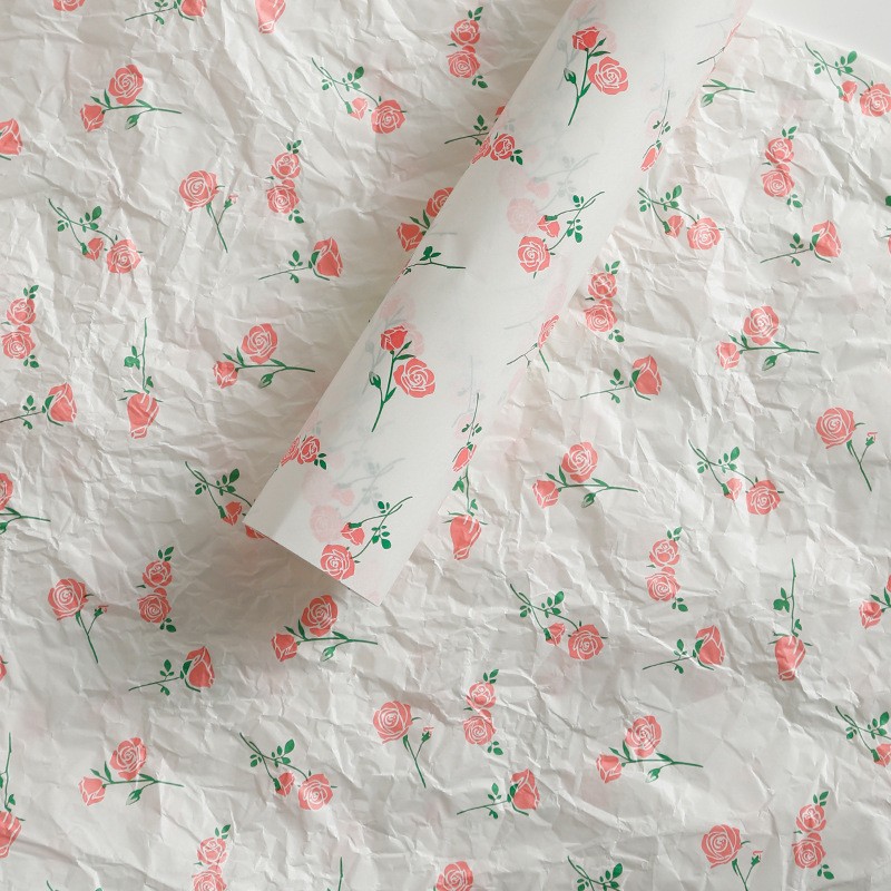 Papel de pera perla impermeable base de ramo de papel de forro papel de embalaje de flores al por mayor para hornear papel de embalaje floral