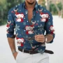 夏威夷宽松型宽松男士衬衫