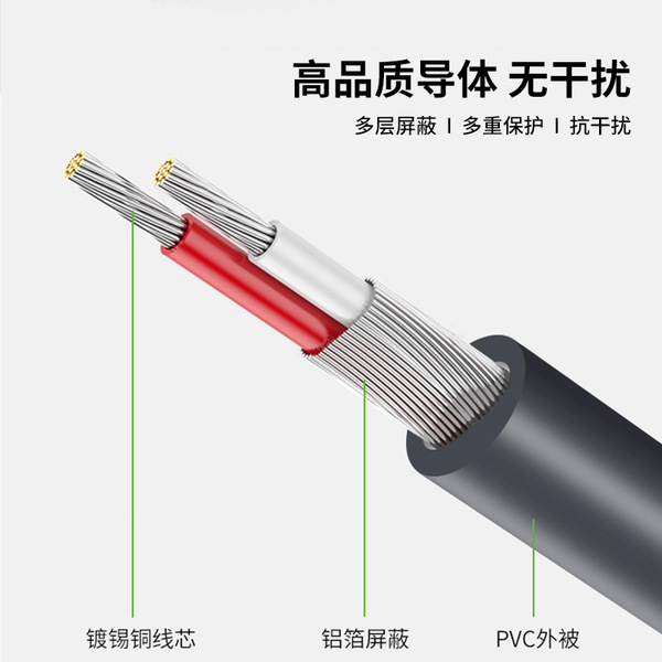 Jinghua 3.5 points AV Lotus audio cable 3.5 male to 2RCA game…