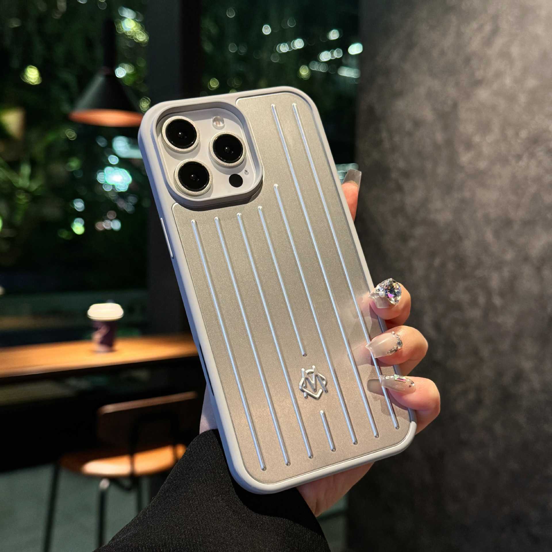 Rimowa Aluminum Case for iPhone 16 Pro Max Silver