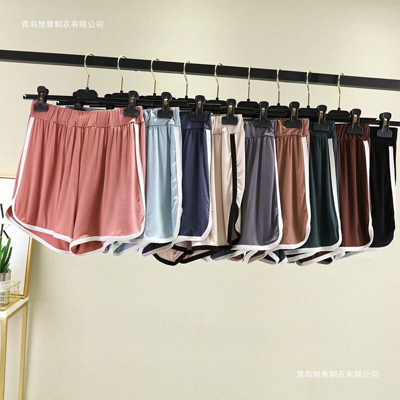 Spring and summer yoga modal sleep pants, sports cotton hot pants, women's beach shorts, small Korean style, new slim-fit outerwear Spring and summer yoga modal sleep pants, sports cotton hot pants, women's beach shorts, small Korean style, new slim-fit outerwear