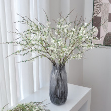 雪柳仿真花新中式简约空间装饰假花白色雪柳绿植枯枝雪柳枝仿真