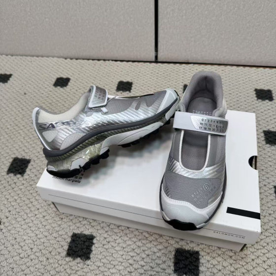 M6 Co-Branded Breathable Color Matching Sports Shoes Women's Thick-Soled Xtmary J Velcro Mary Jane 2025 Summer Platform Shoes