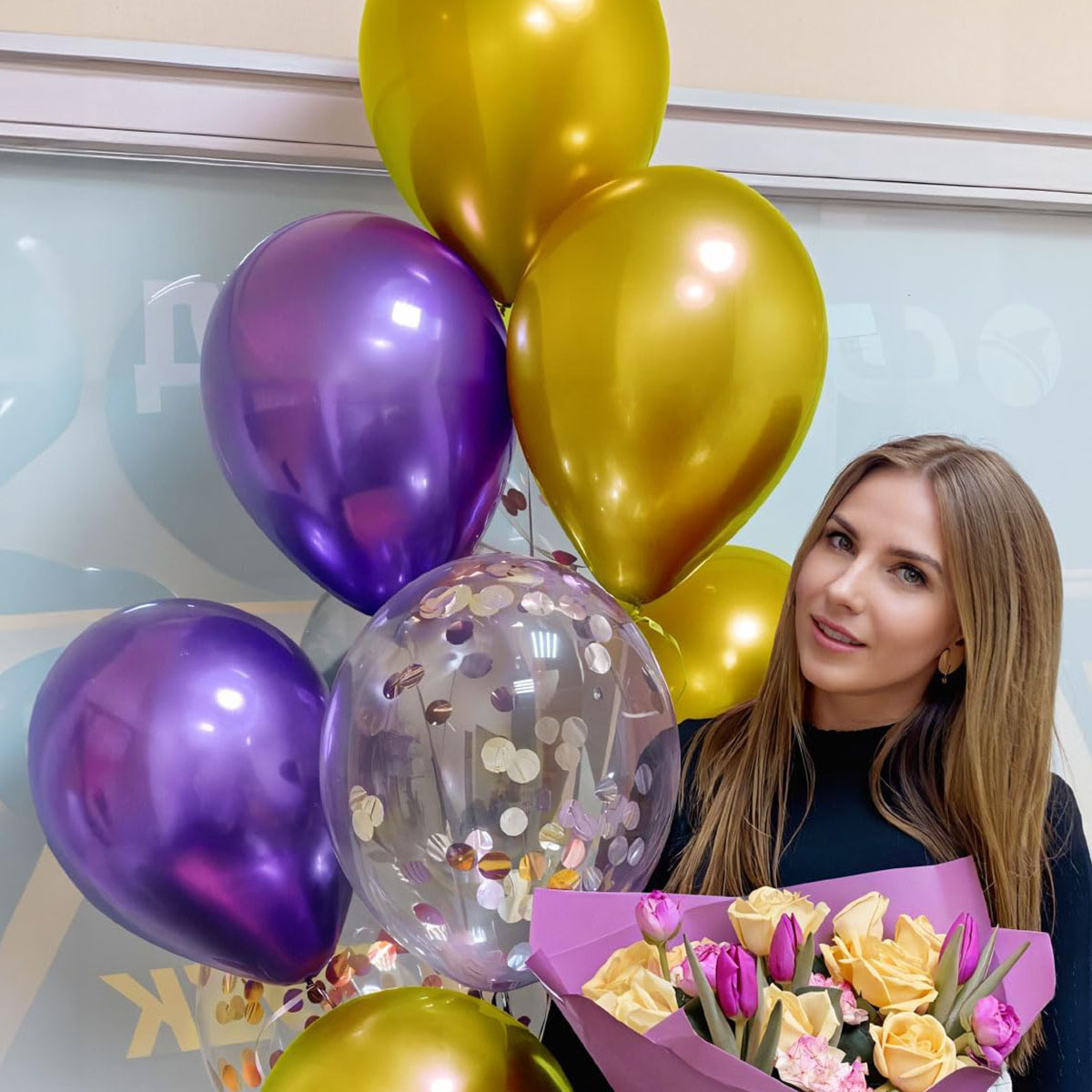 Cross-Border Amazon Balloon Home Decoration Set Festive Atmosphere Party Arrangement Sequined Matte Latex Balloon