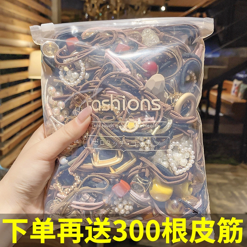 Волосы резиновые ленты для волос для взрослых головные уборы для волос Веревка для волос Кожаный чехол для волос для девочек 2025 новый высокий класс оптовая продажа