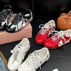 早秋新款内增高5cm德训鞋女2025年新款透气百搭休闲运动阿甘鞋女