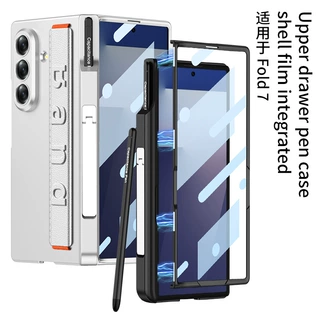 gkk适用三星Z fold7手机壳笔筒腕带翻盖折叠屏侧包支架磁吸全包壳