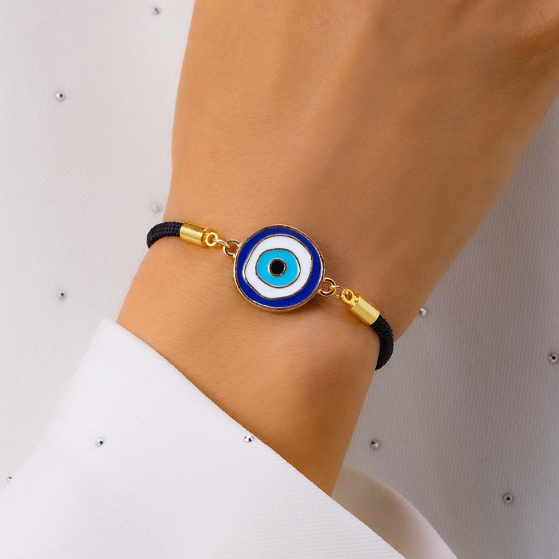 Herenarmband met boze oog strass en legering_voghion.com