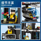 Lego, конструктор, игрушка для мальчиков, мелкие частицы, DIY, дорожная полиция, подарок на день рождения