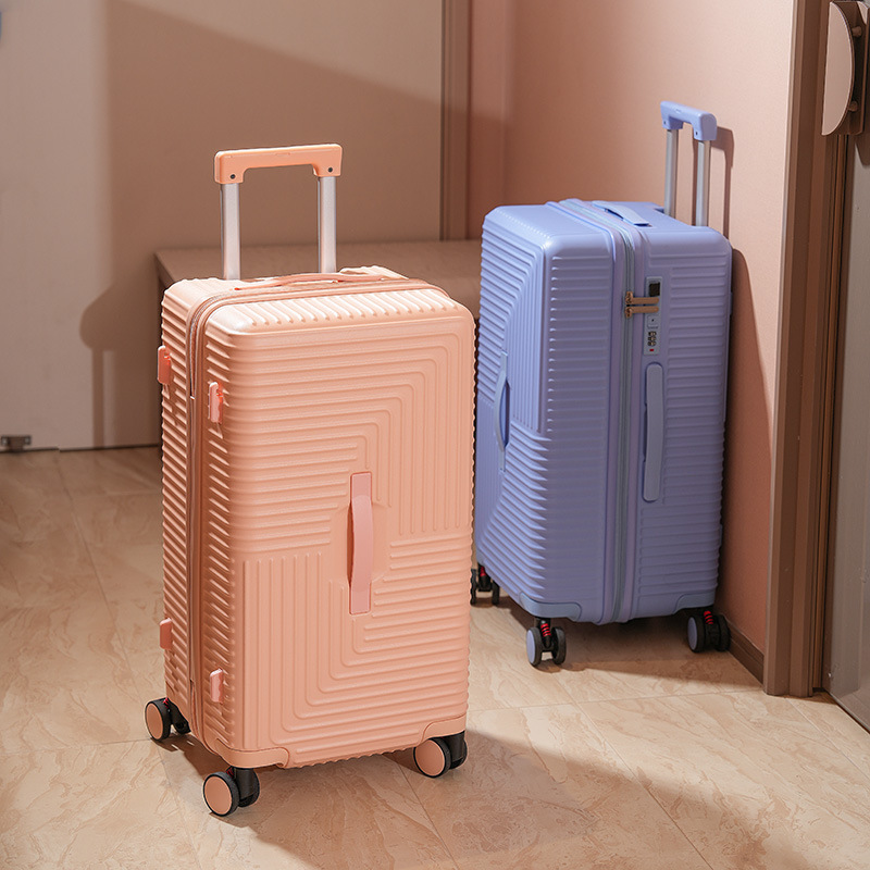 Multifunctional Large-Capacity Suitcase, Fashionable Aircraft Wheel Password Box, Trolley Case Hk6