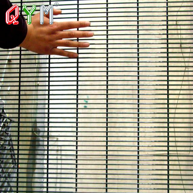 358防爬网镀锌丝焊接围栏喷塑密纹网安全隔离栅栏监狱围栏网外贸