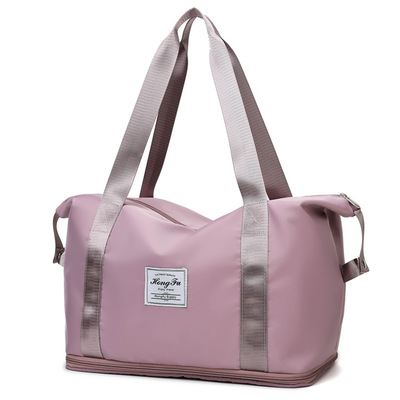 大容量运动健身包简约休闲旅行包手提包干湿分离瑜伽包可套拉杆包|ms