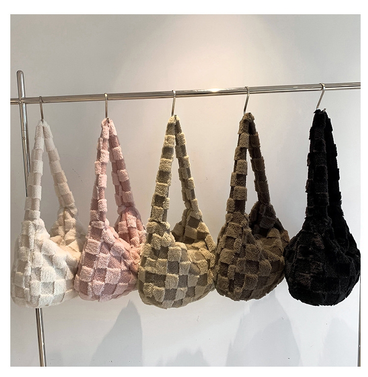 Women's Shoulder Bag Casual Fashion Solid Colour Handbag_voghion.com
