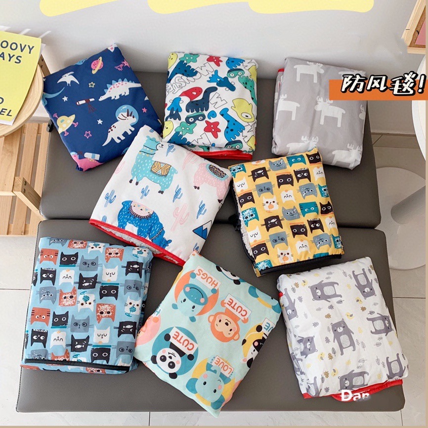 Stroller windproof blanket stroller windproof cover baby blanket out rainproof quilt thickened