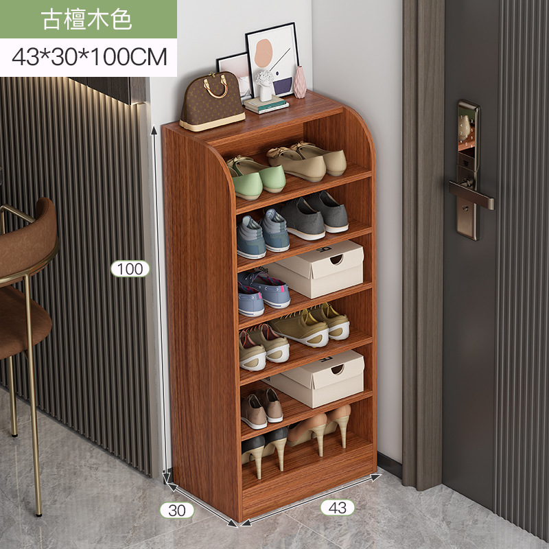 Zapatero simple hogar pequeño mini ahorro de espacio sala de estar estante de almacenamiento puerta esquina gran capacidad estrecho vertical zapato rack