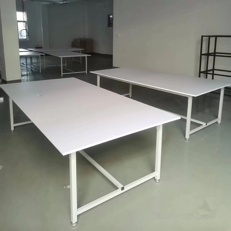 静電気防止作業台作業場生産ライン流水台工場ホワイトボード梱包テーブル鉄方通検査裁断台|undefined