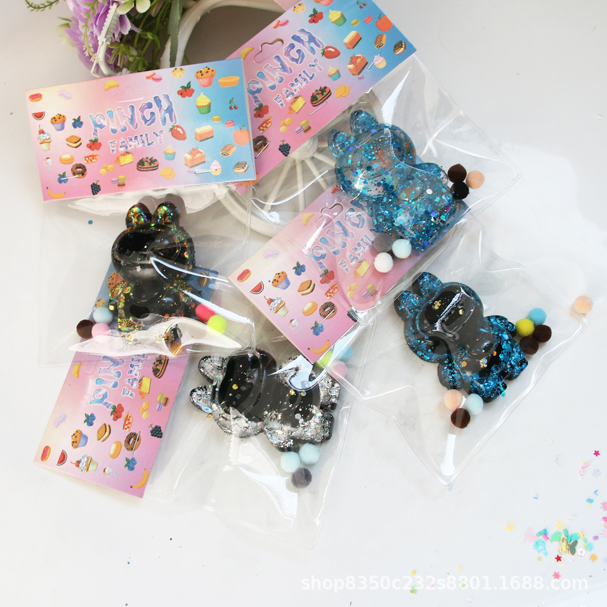 Estrellas de Bestia Pinch Pinch (16 en una caja mixta)