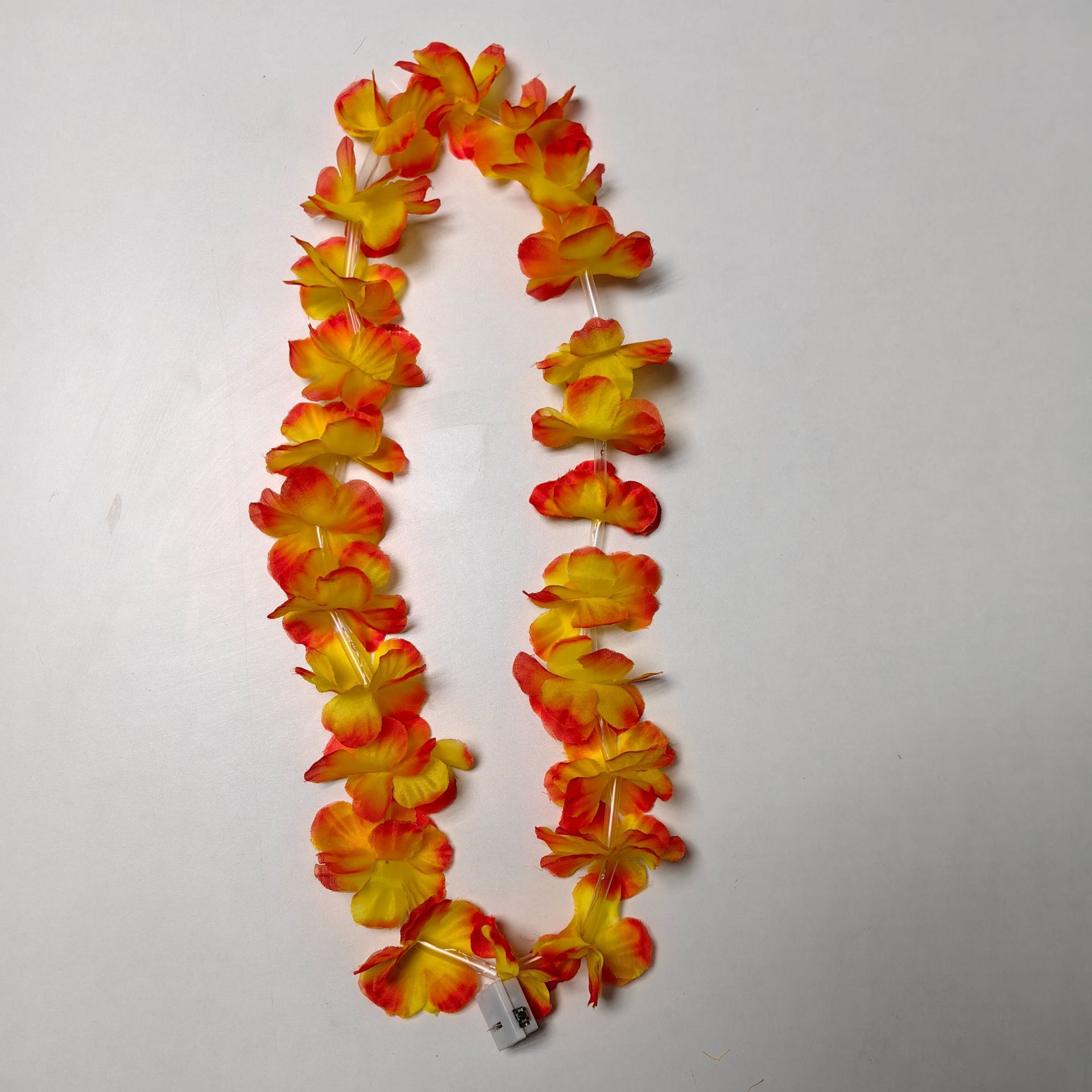 Fiesta festiva atmósfera decoración diseño de luces LED color guirlanda pétalos de diámetro 6.5 cm 10 luces 24 flores