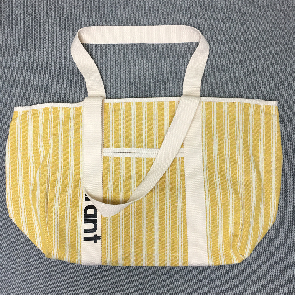 노란색 줄무늬(리본 스타일)