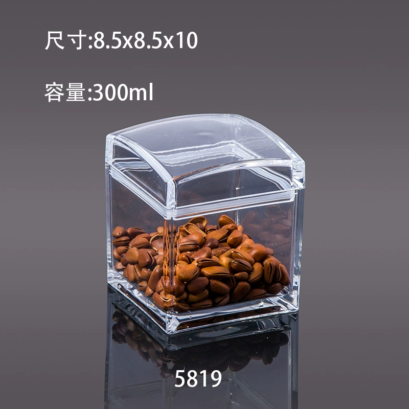 Square acrylic storage box, storage system, direct factory sales