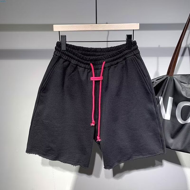 Youth Fashion Mid-Calf Drawstring Shorts Loose Fit 5-Pocket Casual Athletic Teen Boys Summer Streetwear_viptrois.com