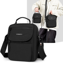 男包2025秋季新款跨境风潮防泼水尼龙布包单肩斜挎包休闲手提小包
