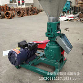 小型平模饲料颗粒机 农作物秸秆造粒机 稻壳饲料颗粒机图片