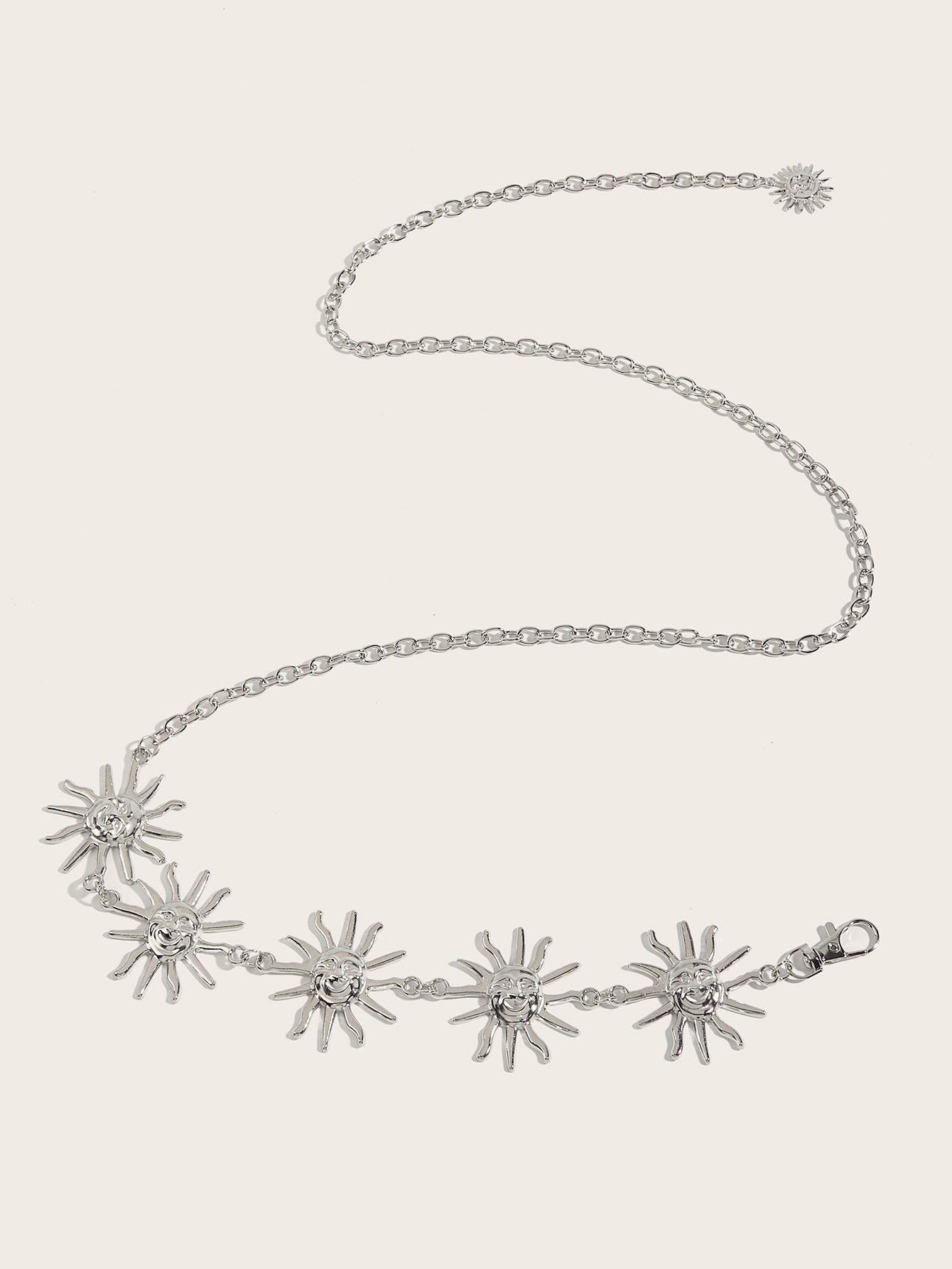 100g Weight Waist Chain Classification Holiday, Beach Occasion Iron Material Sun Pattern Spring&Summer Season Women's Gender Vacation Style Wholesale Jewelry Vacation Sun Iron Waist Chain 19