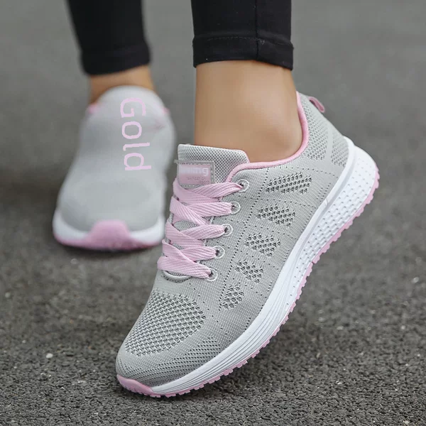 Cross-Border Spring and Summer Men's and Women's Shoes Korean Style Student Mesh Breathable Casual Shoes Running Shoes Fly Woven Fitness Sports Shoes Large Size