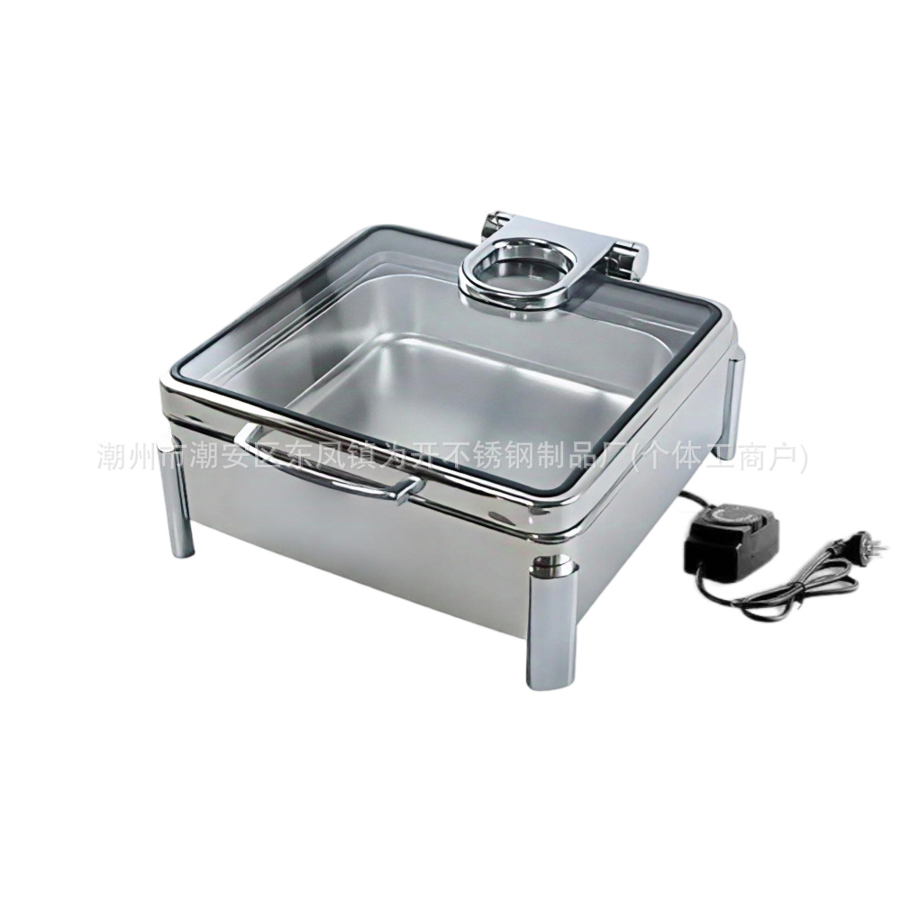Horno de aislamiento térmico buffet de acero inoxidable de lujo horno de calentamiento eléctrico de desayuno comercial horno Buffy solapa de cocina caliente del Hotel image 21