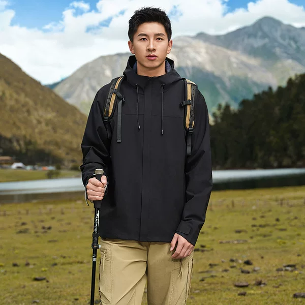 New Single-Layer Mountaineering Clothing for Spring and Autumn, Thin Outdoor Jacket, Windproof and Waterproof, Customizable with Logo, Workwear