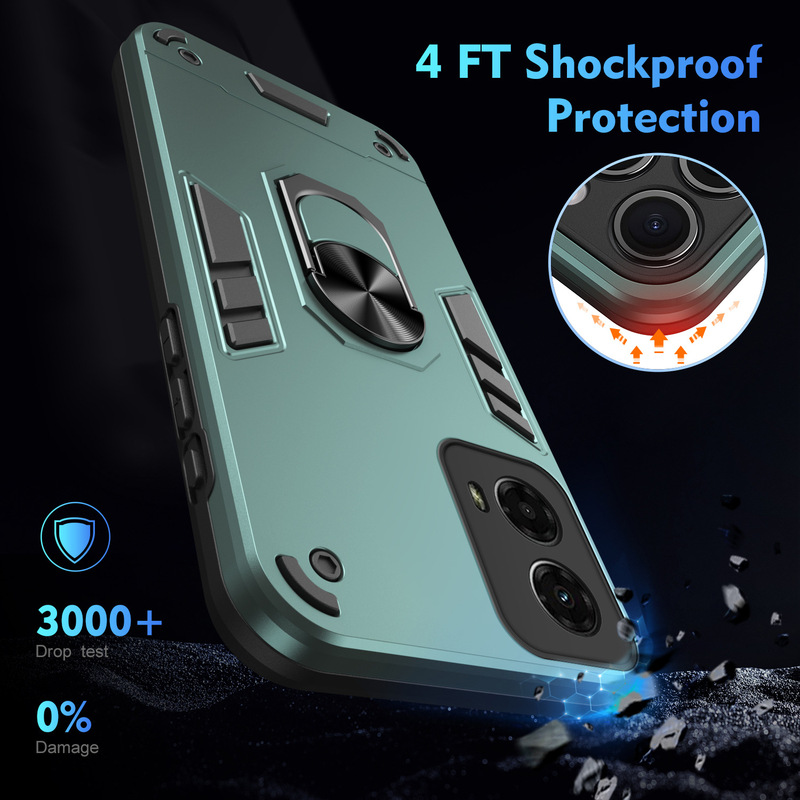For MotorolaG 5G 2024 Phone Case Motorola G05 Warrior Bracket G15 Drop-resistant Protective Shell