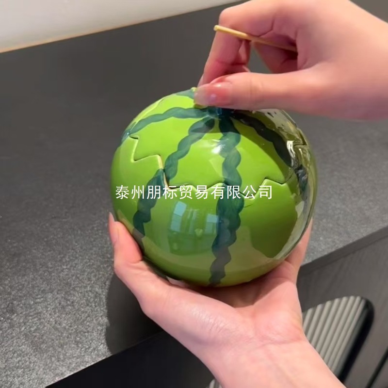 带盖特别的饭碗高颜值泡面碗好看甜品碗冰淇淋西瓜可爱陶瓷碗|undefined