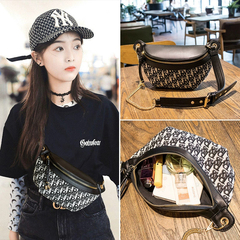 Women's Bag Casual Small Bag Saddle 2024 New Fashion Waist Bag Dumpling Versatile Crossbody Women's Chest Bag Trend