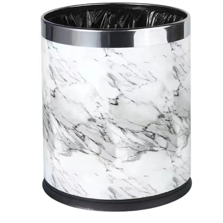 Hotel habitación KTV Hotel basura hogar plástico redondo europeo inodoro basura fábrica al por mayor