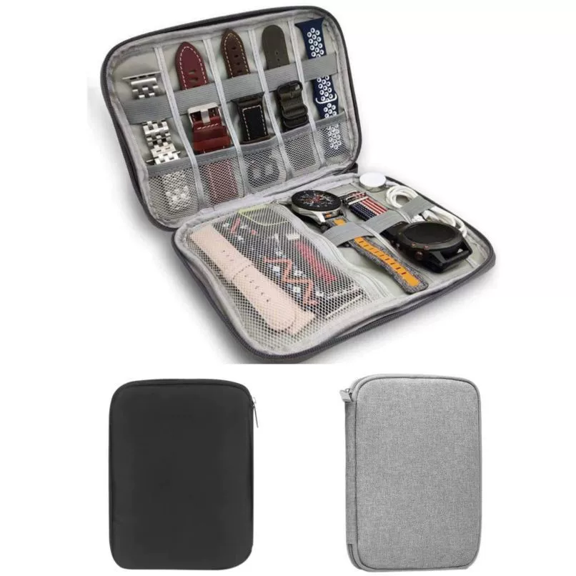 Сумка для хранения ремешка Apple Watch, сумка для хранения циферблата, дорожная сумка для хранения цифрового кабеля для передачи данных