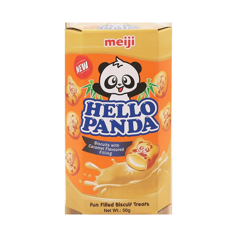 Сингапурский импортный снекас Meiji/Meiji панда рисунок сендвич печенье дети успокаивающее повседневное 50г