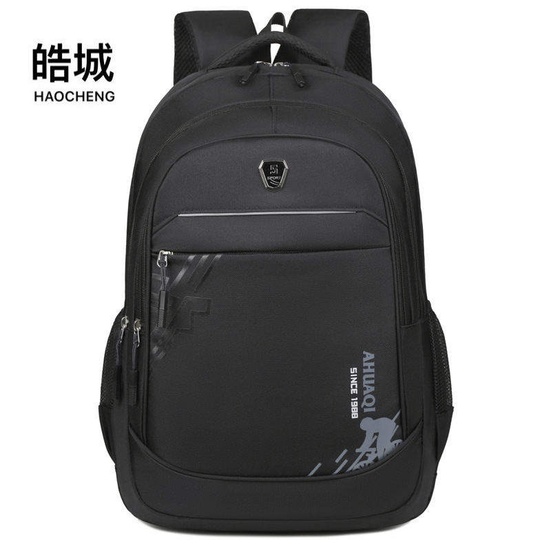 Mochila de hombre de gran capacidad al por mayor de fábrica 2024 nueva bolsa de computadora de escuela secundaria y secundaria bolsa de viaje de ocio de negocios