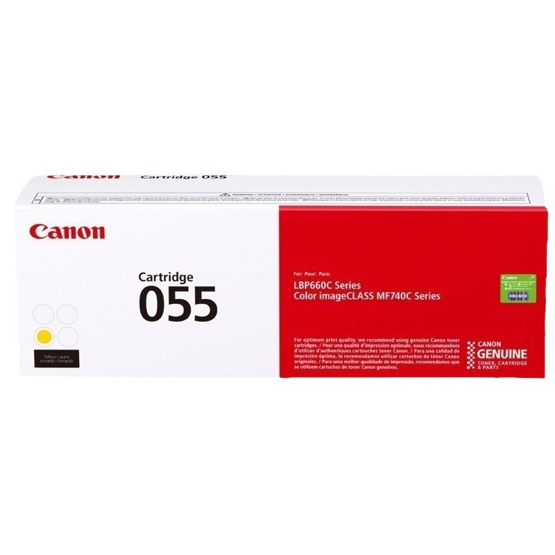 Canon original 055 cartucho de tóner LBP663Cdn, 746Cx impresora láser a color CRG055H selenio alta capacidad