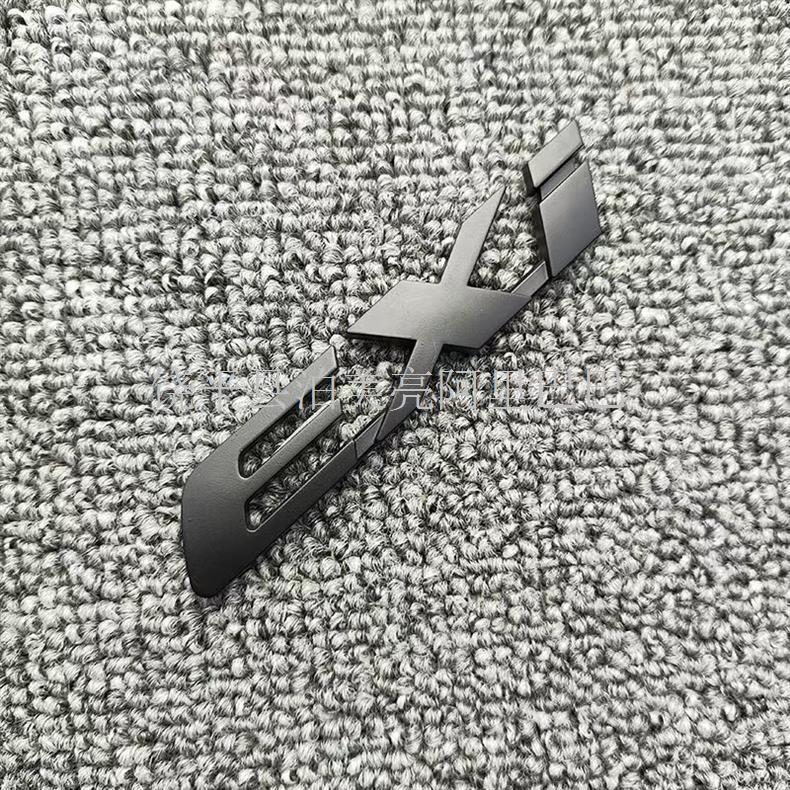 Suitable for Civic Eighth and Ninth Generation Side Logo 1.8Ivtechonda English Letters Matte Black Black Warrior Car Logo