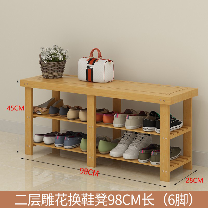 긴 98cm(6 피트) 조각 된 2 층