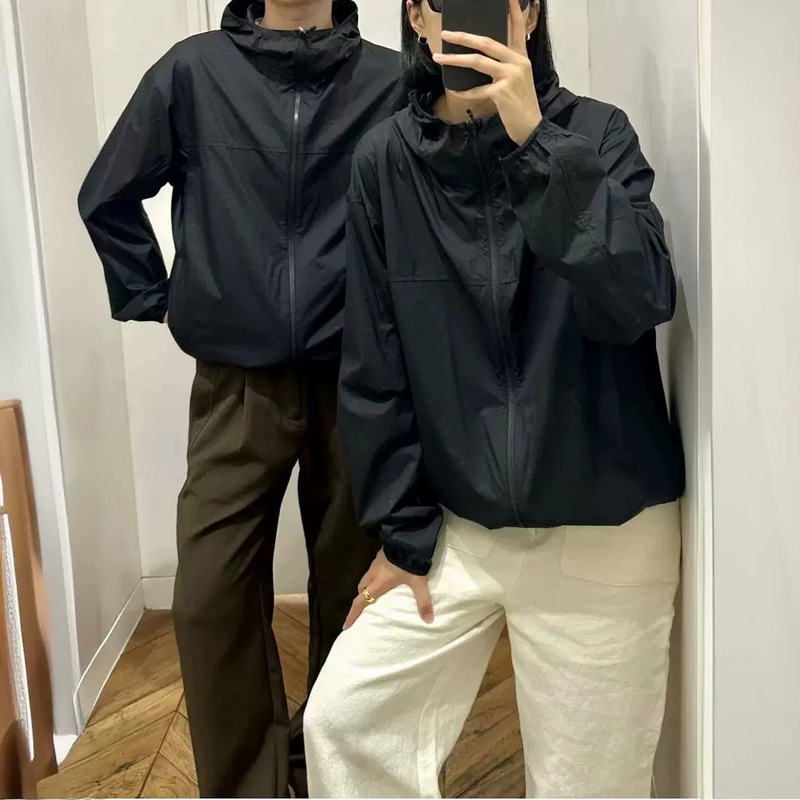 24 Thin as cicada wing sun protection clothing summer men's and women's lovers portable UV protection hooded coat Y464022 24 Thin as cicada wing sun protection clothing summer men's and women's lovers portable UV protection hooded coat Y464022
