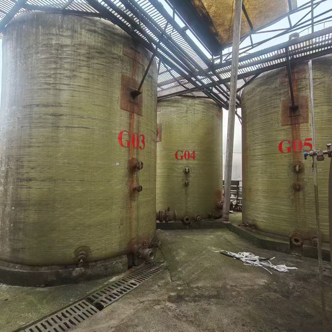 二手玻璃钢储罐 盐酸化工液碱酸卧式立式储水罐 废水处理罐