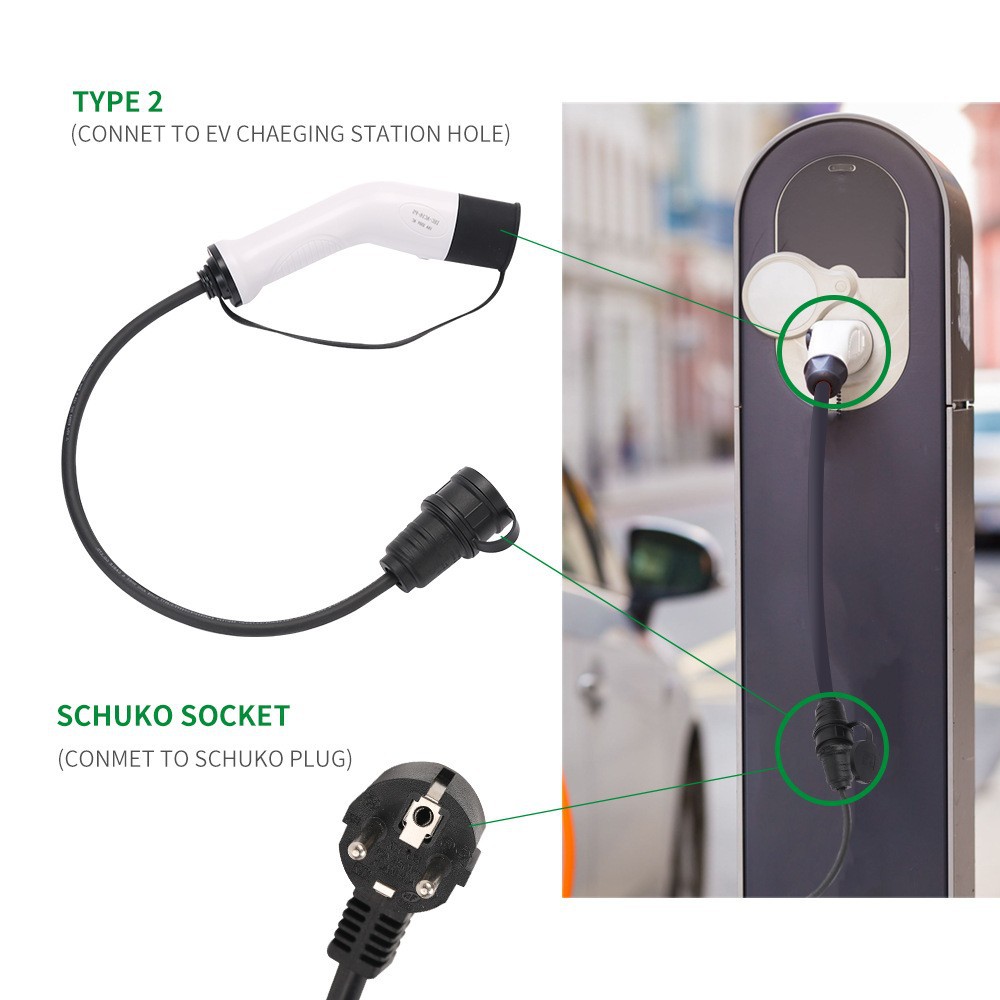 The discharge gun supports V2L European standard new energy external discharger for outdoor camping, BYD Seagull external power strip