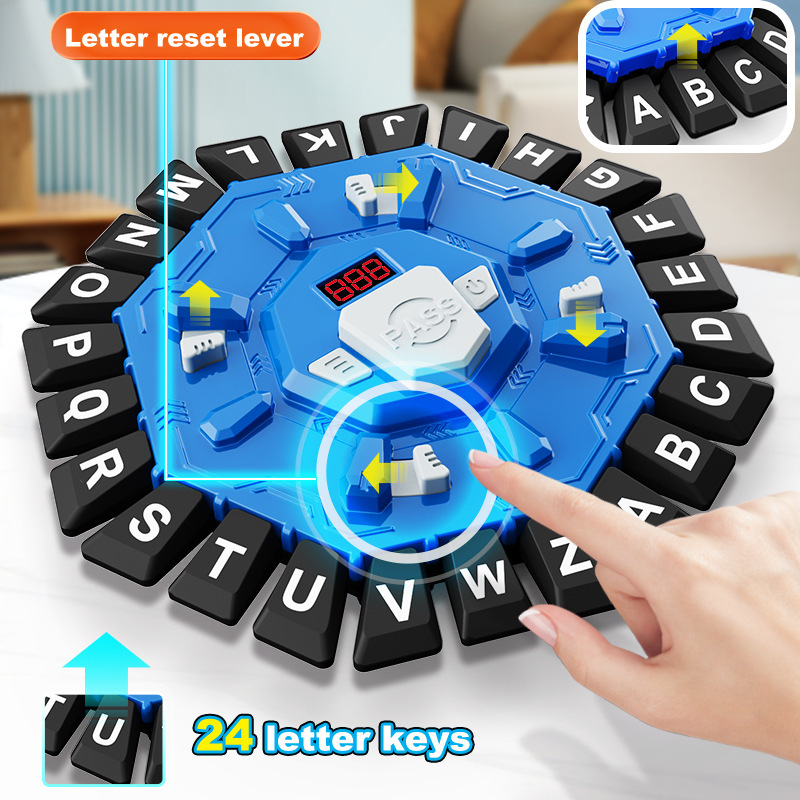 Alphabet Crazy Letter English Word Cards Board Game Children's Educational Toys Interactive_voghion.com